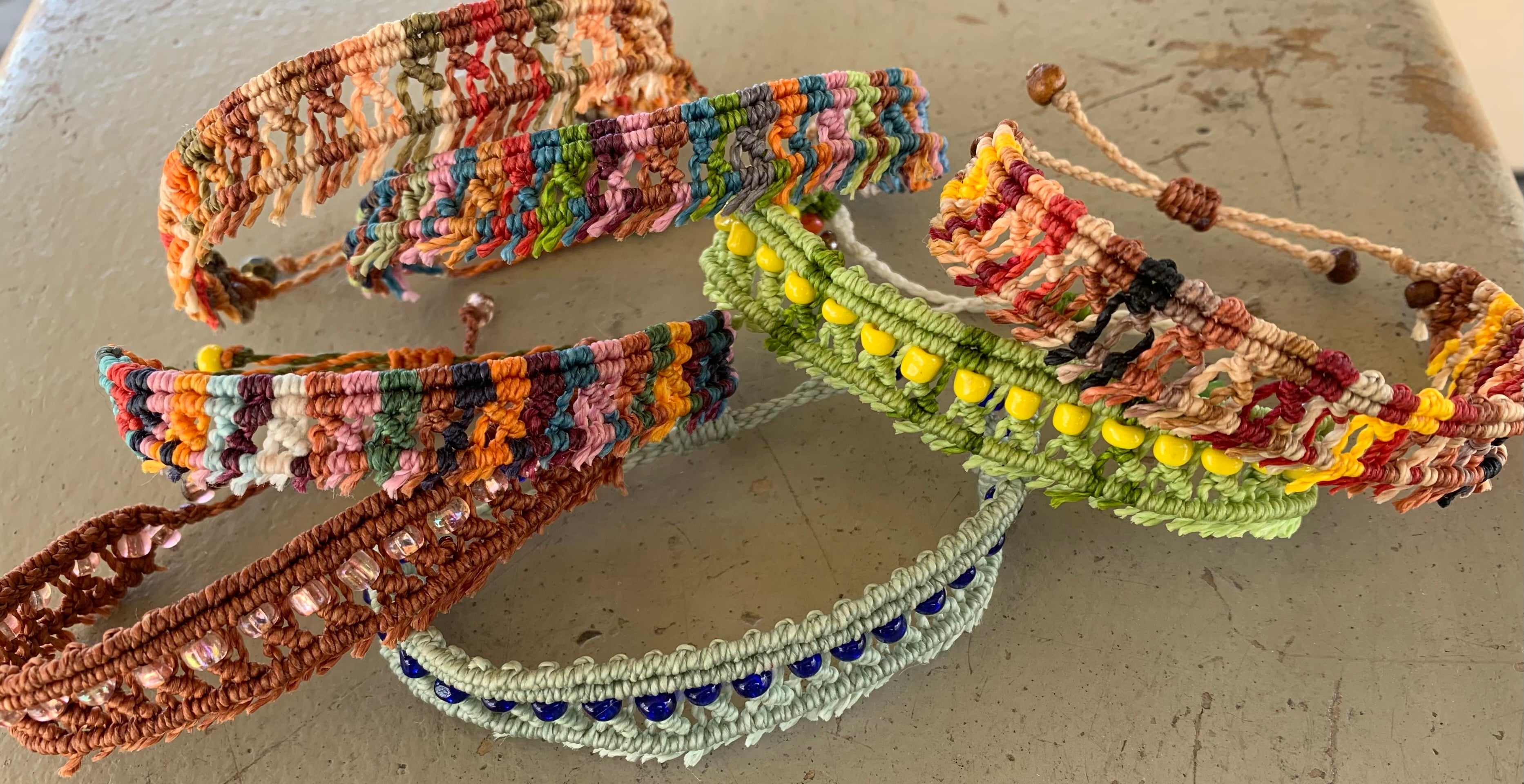 Bracelets à franges
