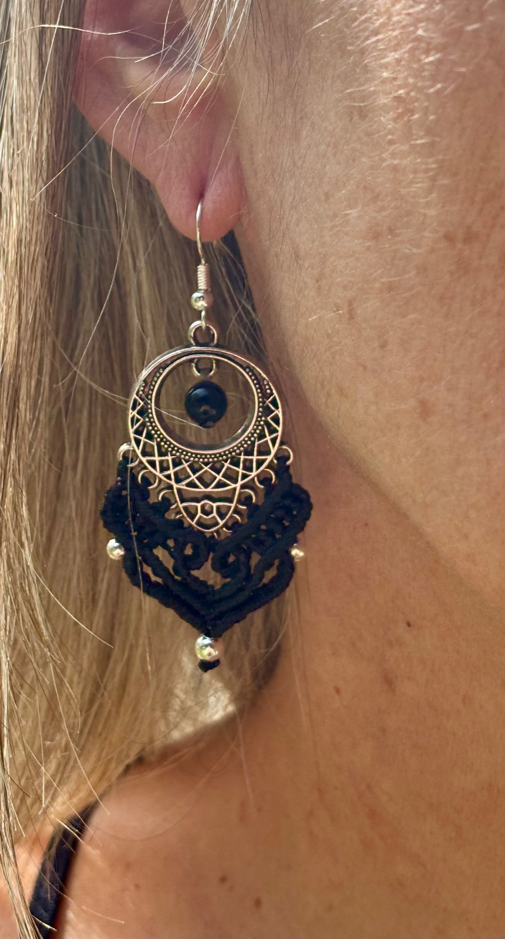 BO-033 - "Cœur" - Agate noire