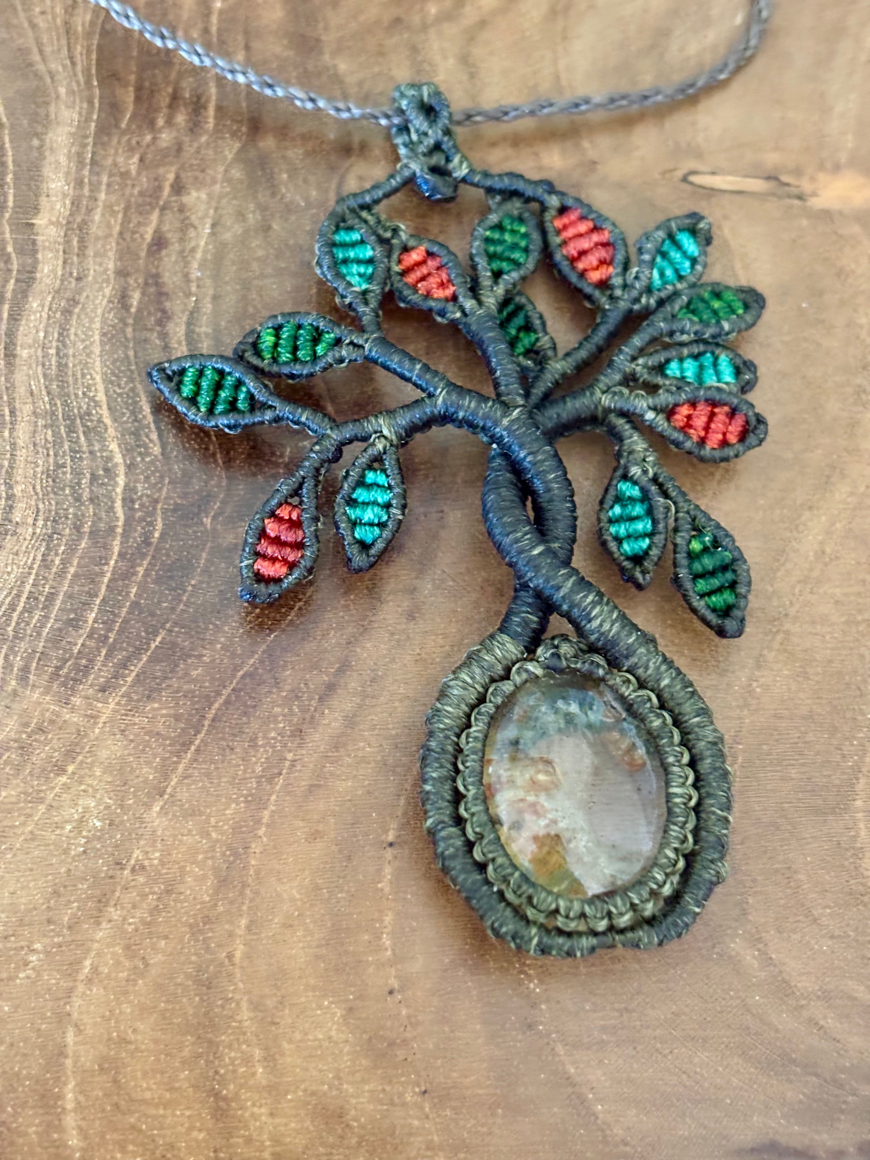 Collier Arbre de vie quartz jardin