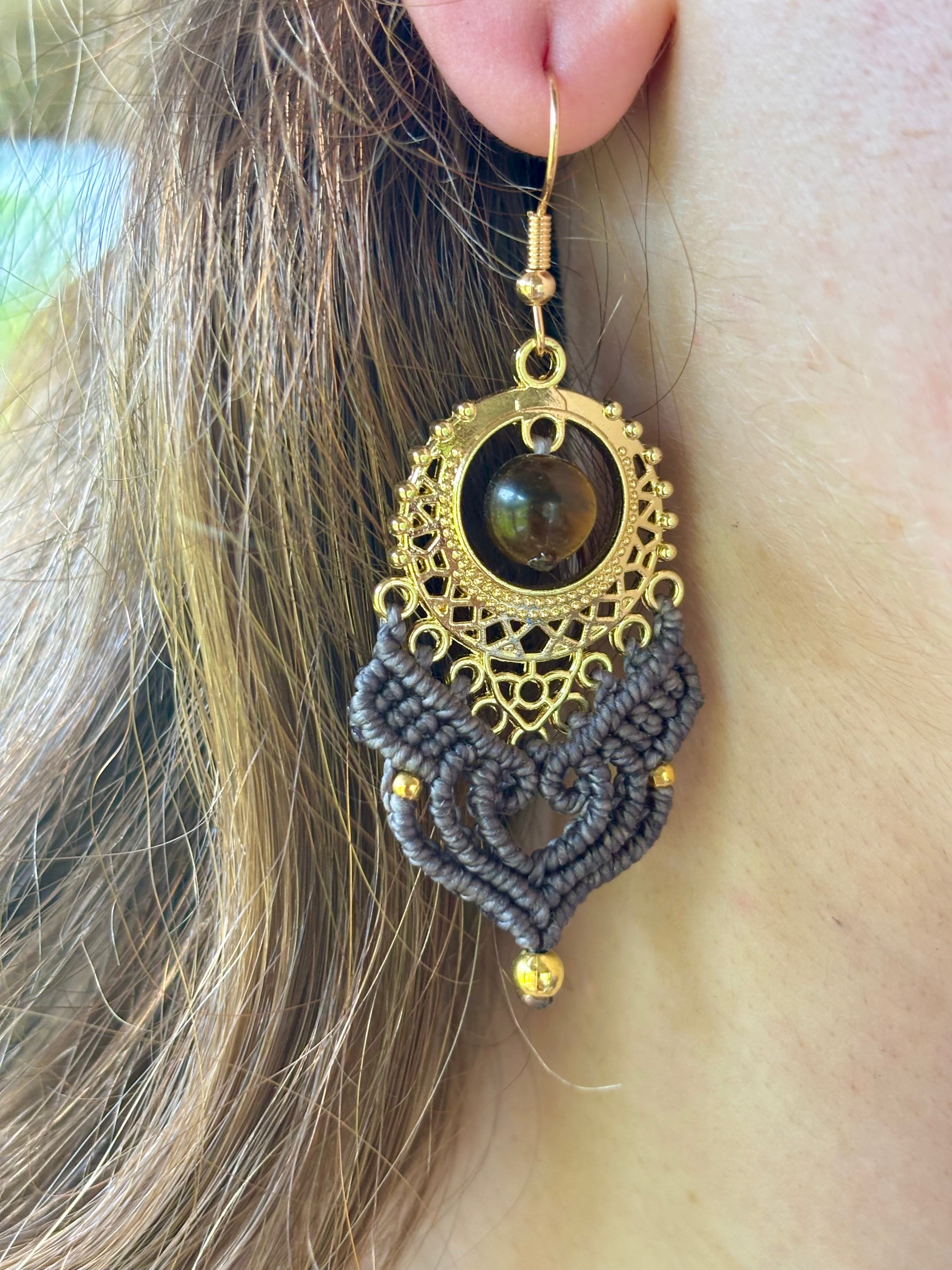 BO-009 - "Cœur" - oeil de tigre - d