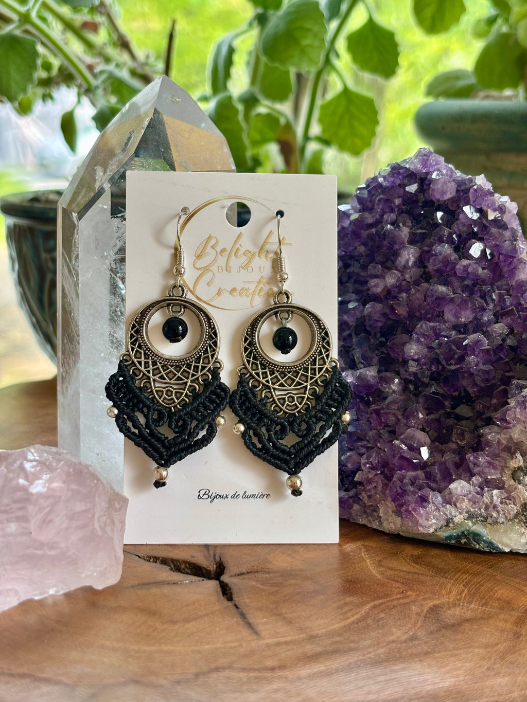 BO-033 - "Cœur" - Agate noire