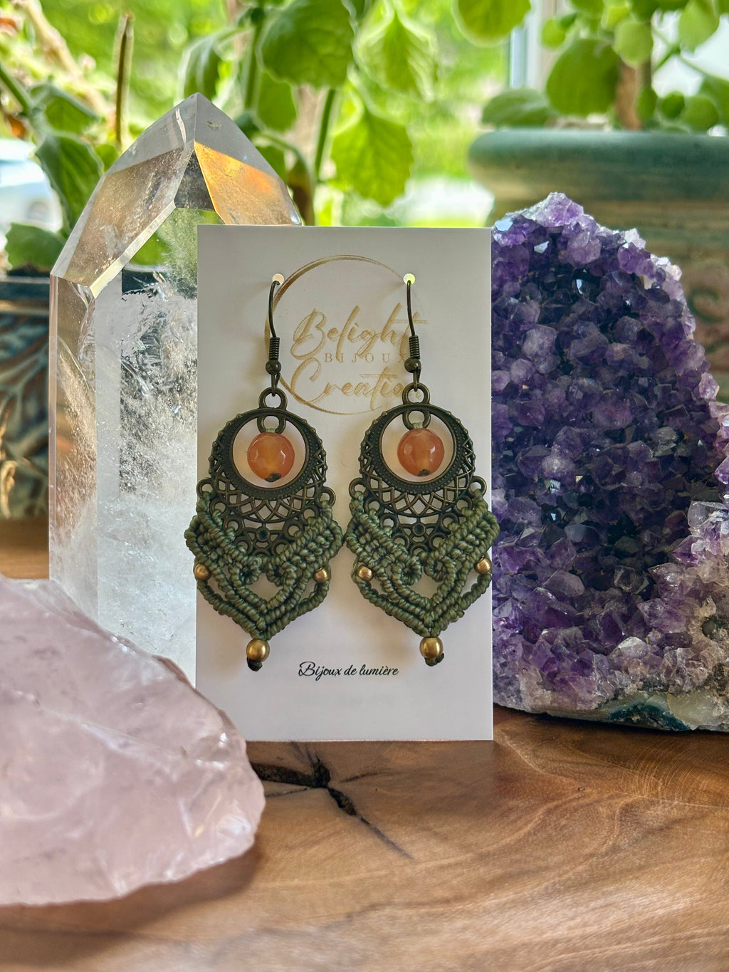 BO-091 - "Cœur" - cornaline facettée