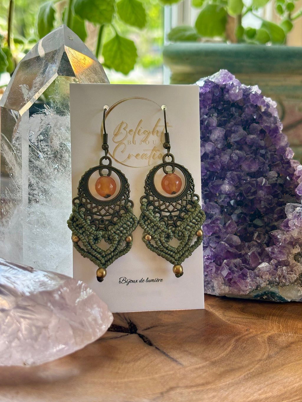 BO-091 - "Cœur" - cornaline facettée