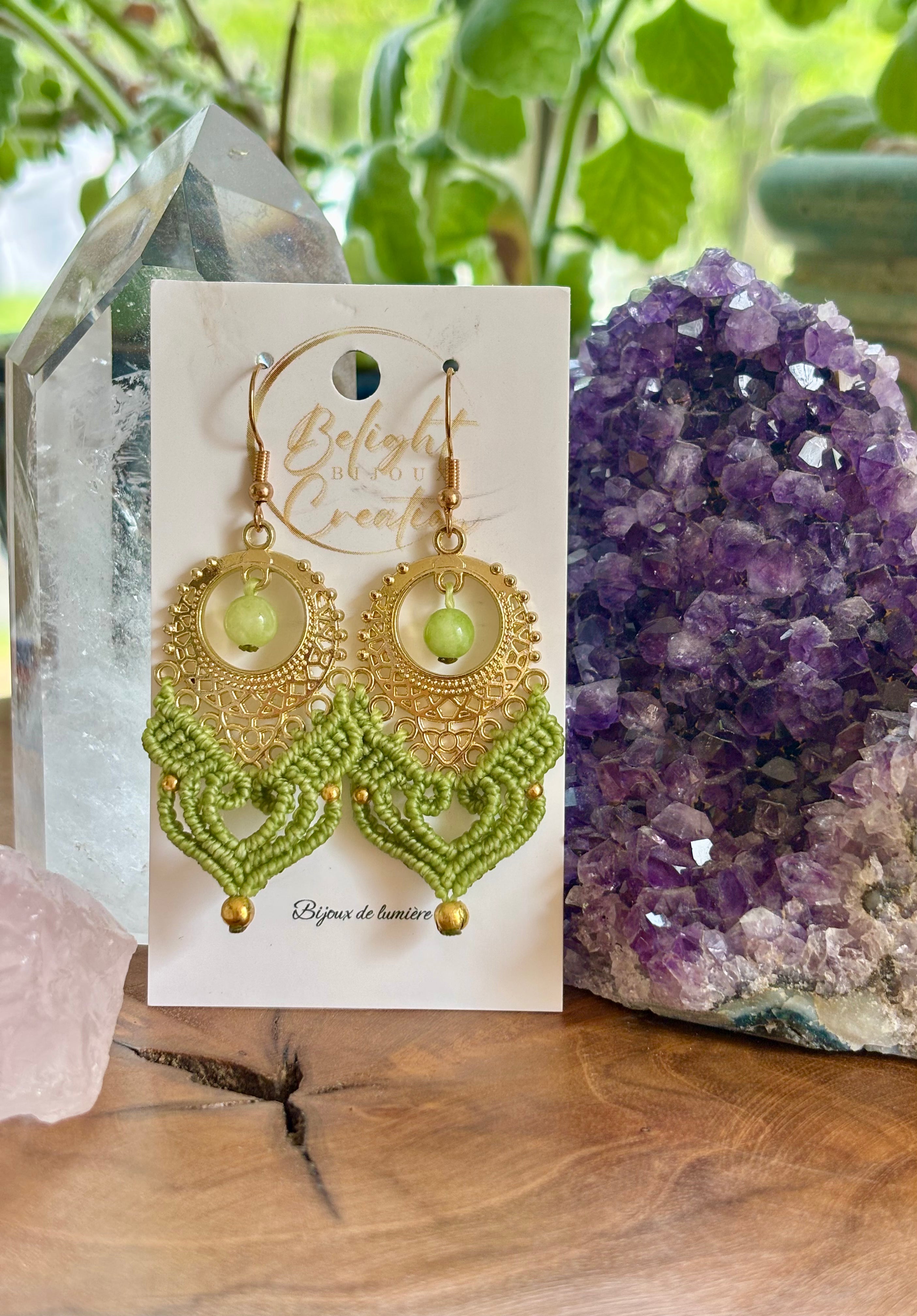 BO-006-007 - "Cœur" - péridot - d