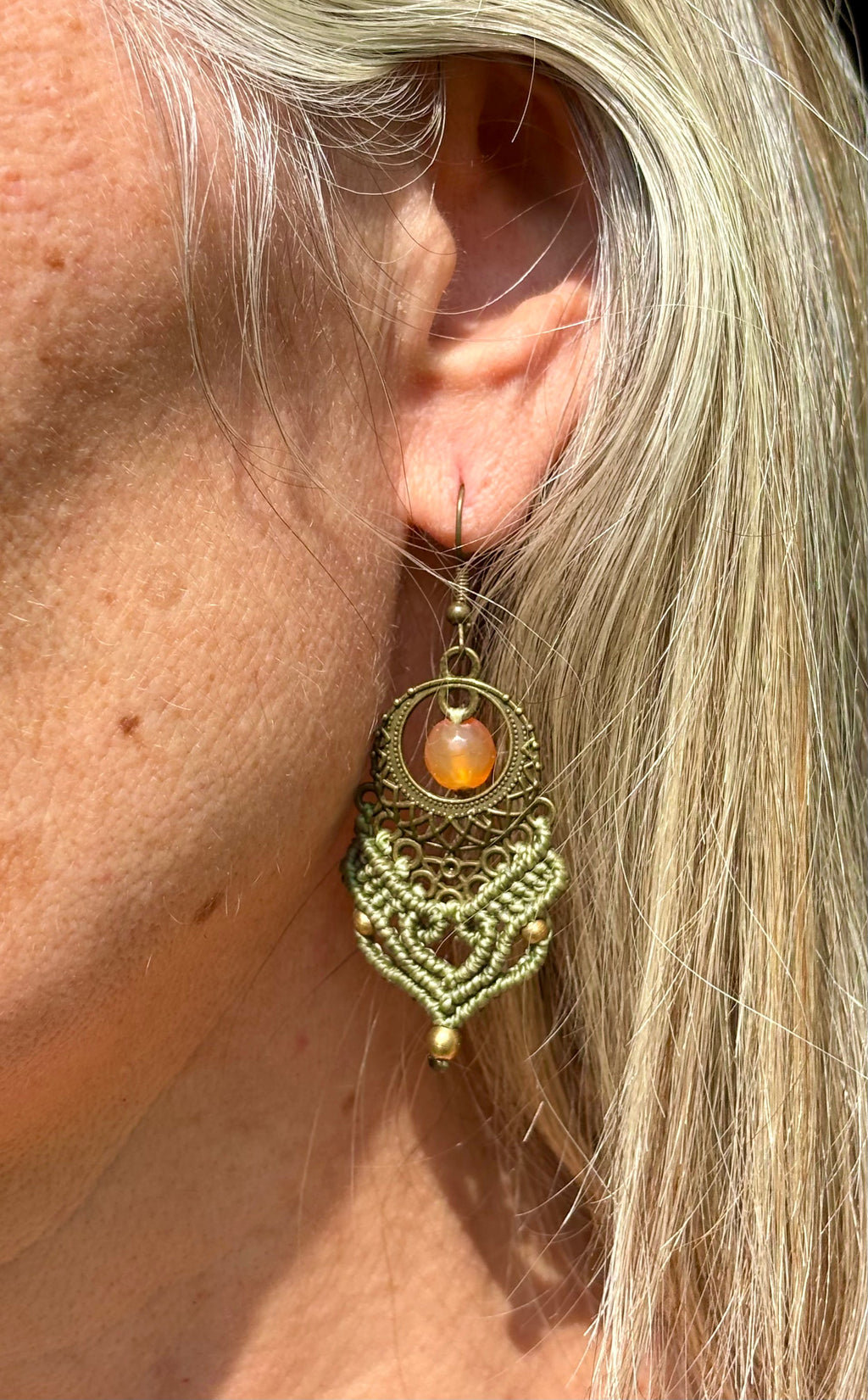 BO-091 - "Cœur" - cornaline facettée