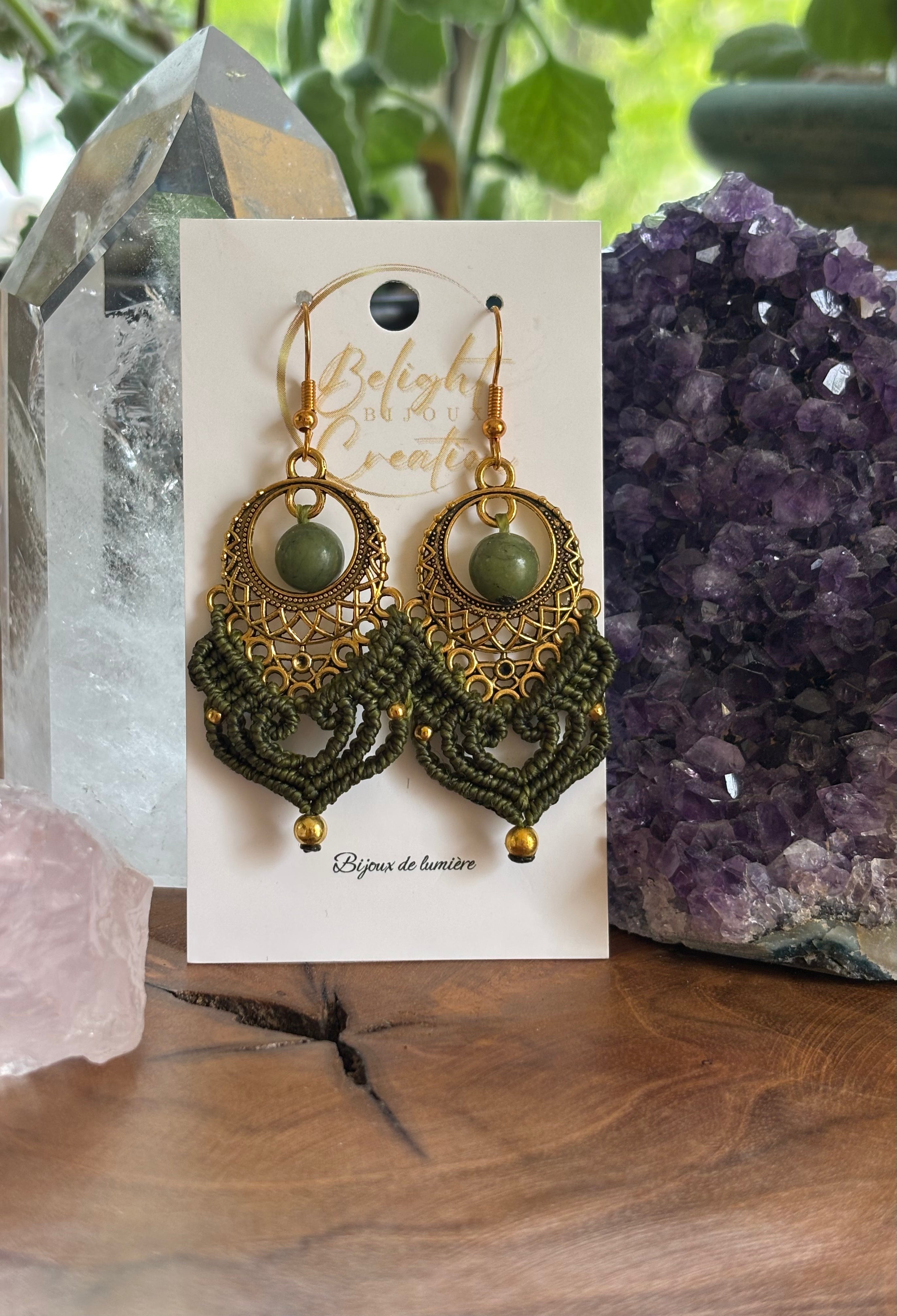 BO-014-015 - "Cœur" - Jade 8mm - Jade 6mm - da