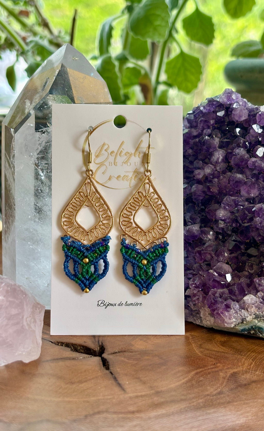 BO-045 - Goutte bleu-vert