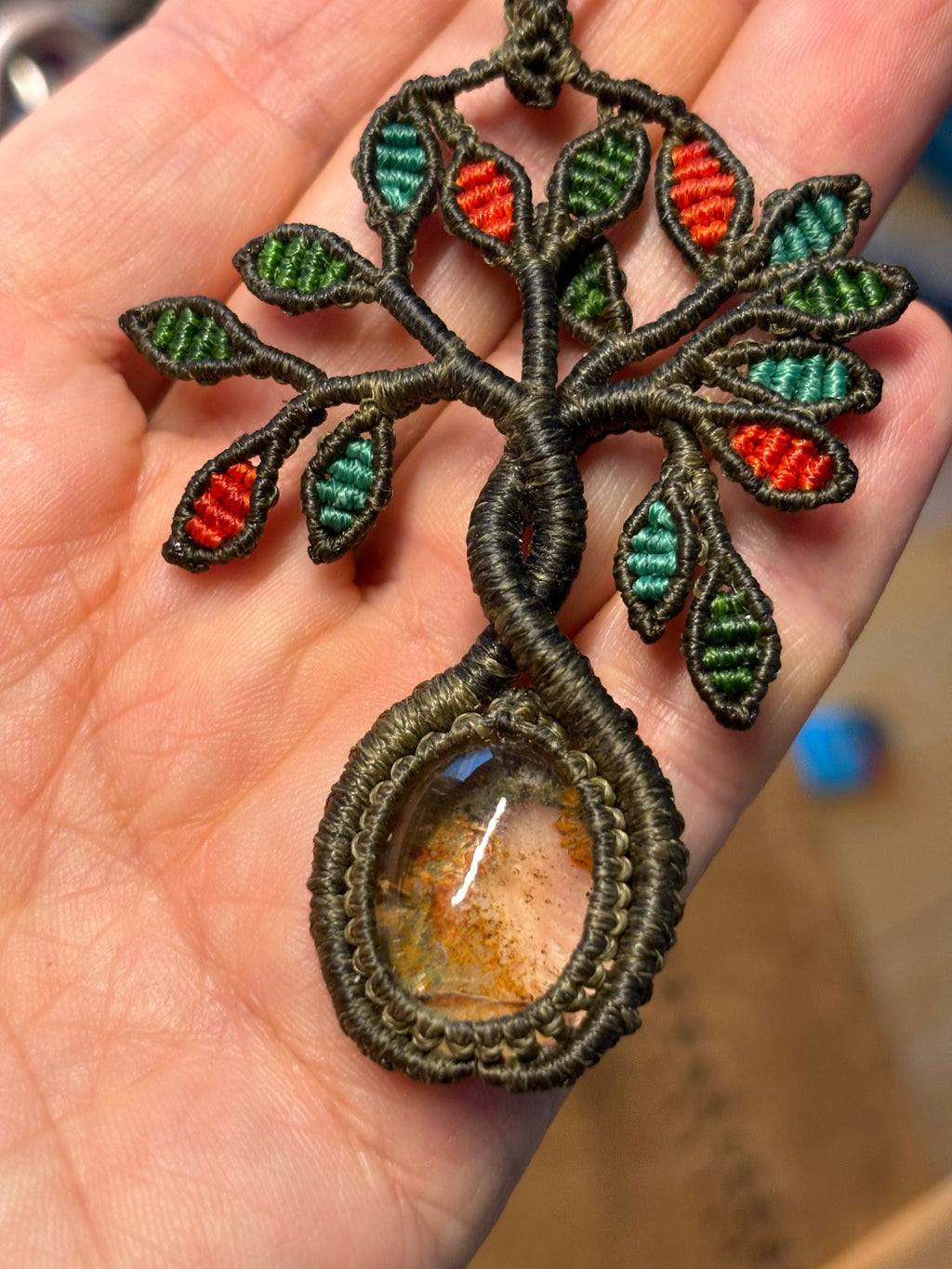 Collier Arbre de vie quartz jardin