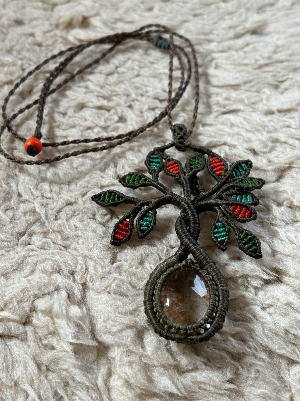 Collier Arbre de vie quartz jardin