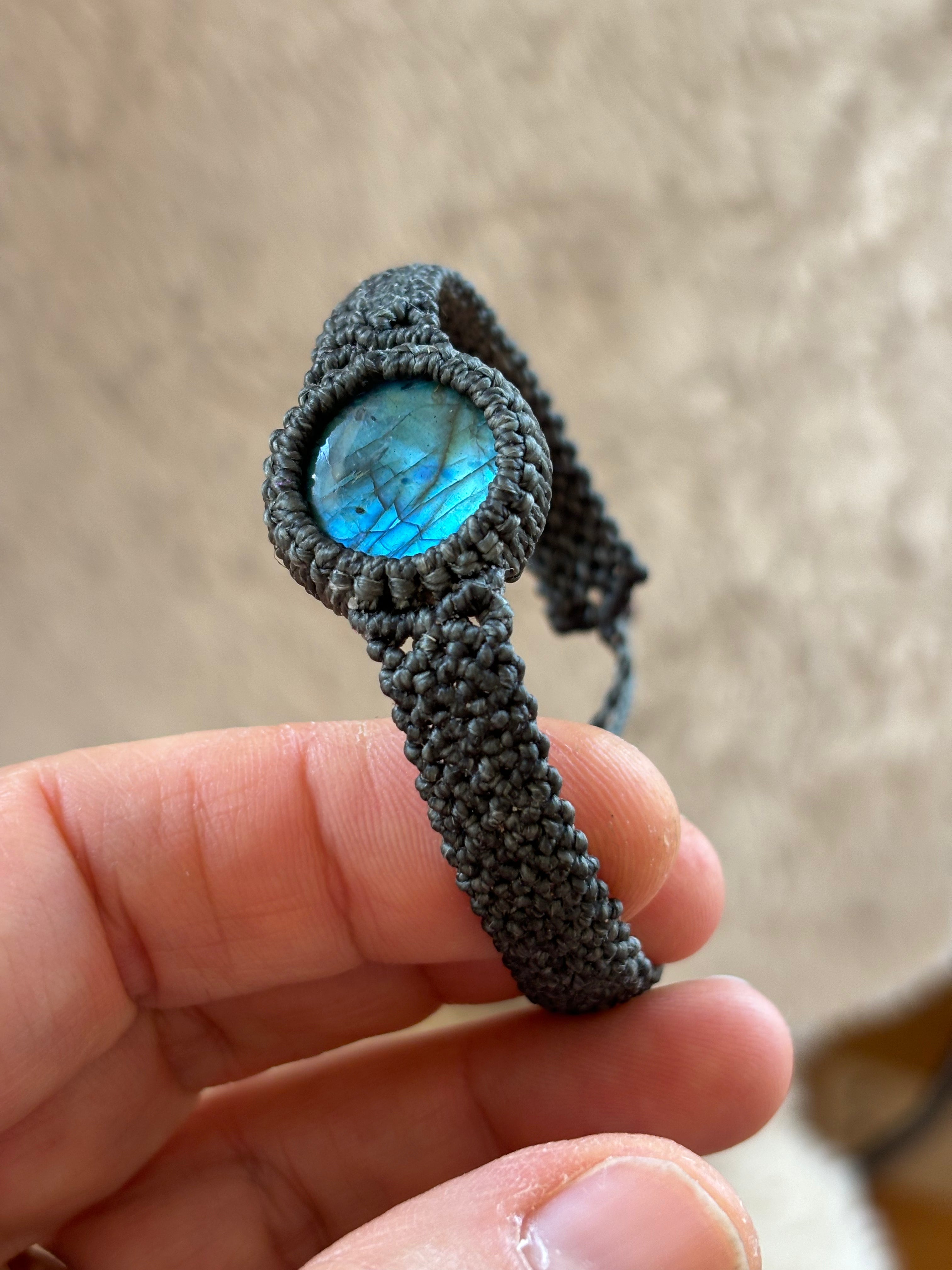 BR004 - Labradorite unisex - Vert ombré