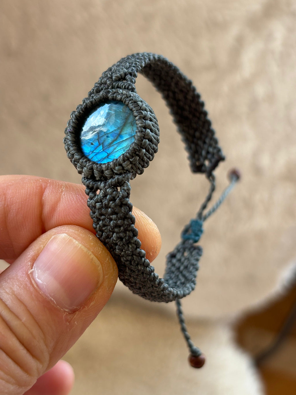 BR004 - Labradorite unisex - Vert ombré