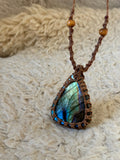Collier Labradorite goutte-1