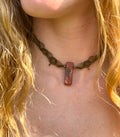 CO-036 - Choker ziggo - Jaspe rouge - b